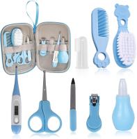 Kit Bebe Recien Nacido Higiene, MKNZOME 8 piezas Set Cuidado Bebe Recien Nacido con Estuche de Transporte Kit de Aseo para Bebés Regalo para Recién Nacidos Niños Pequeños - details 0