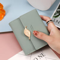 Bolso De Mujer 2024 De Moda Alta Boutique Cierre De Hoja De Hardware Monedero Trifásico Con Múltiples Compartimentos Para Tarjetas Y Monedas - details 2