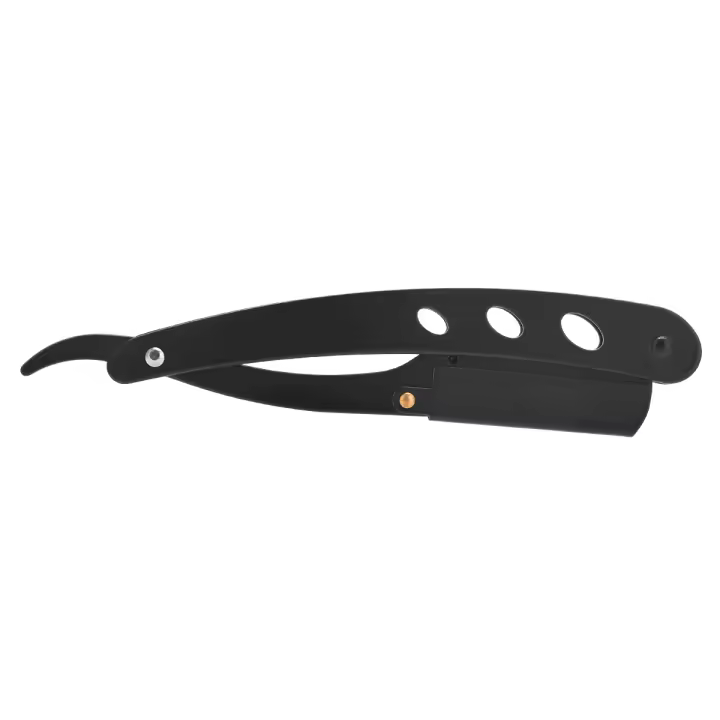 Afeitadora Manual Plegable Para Hombres Cuchillo De Barbero Antiguo Para Peluquería Removal De Pelo Corporal Y Facial Herramientas De Afeitado - 1