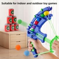 Juego Interactivo De Tiro Con Arco Y Flechas Set De Juguete Educativo Con Objetivo De Bala Suave Para Entretenimiento Familiar En Fiestas - details 2