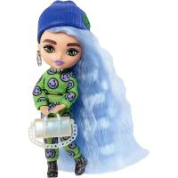 Barbie muñeca extra mini pelo largo azul hielo con accesorios de moda MATTEL (HGP65) - details 1