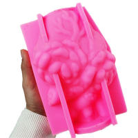 Molde De Silicona 3D Para Velas En Forma De Corazón Simulación De Órgano Humano Kit De Creación De Velas DIY De Bricolaje Para Plástico Y Resina - details 5