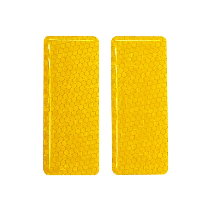 Pegatinas reflectantes 3D para parachoques de coche 2 piezas - 1