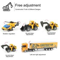 Camiones De Ingeniería De 12 En 1 Miniatura De Aleación Vehículo De Construcción Para Niños Juguetes De Cargador Y Excavadora Regalo Para Niños De 4 a 6 Años - details 11