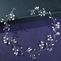 Diadema De Boda Hecha a Mano Con Cristales Y Perlas Tiara De Cabello Vines Adornos Para Mujer Joyería De Cabeza Para Vestido De Novia - details 7