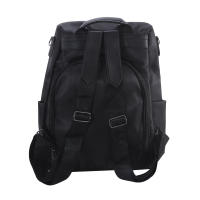 Mochila De Mujer Casual Sencilla De Color Sólido Bolso Escolar De Moda Gran Capacidad Adecuado Para Viajes Mochila De Hombro Para Dama Negro Caqui - details 24