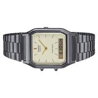 Reloj Casio VINTAGE EDGY AQ-230GG-9A unisex dial analógico y digital Hora dual - alarma - details 10