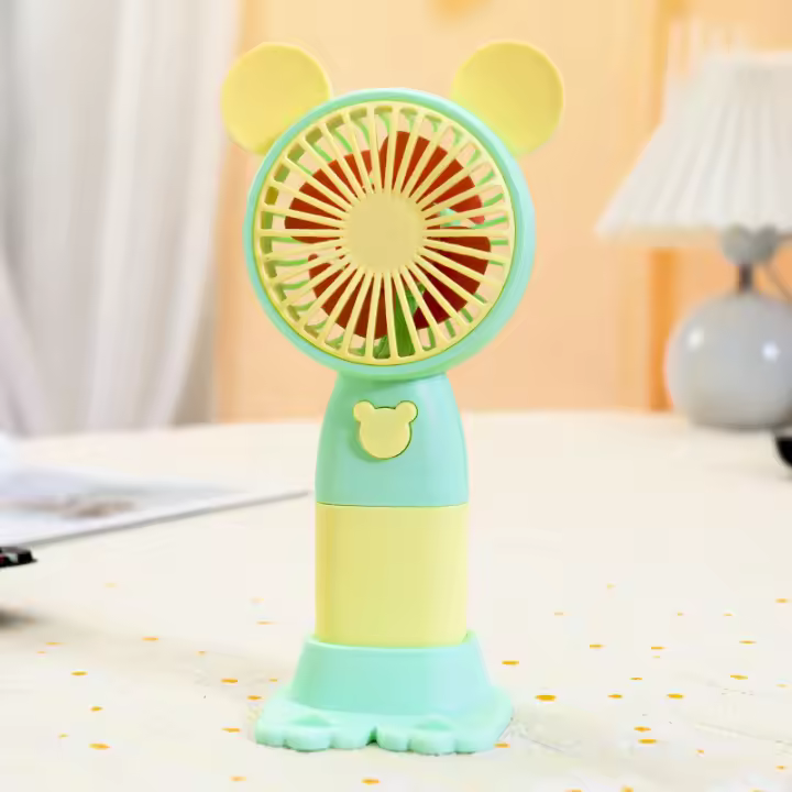 Abanico Portátil Mini Handheld 2024 Carga USB Creativo Y Conveniente Para Bodas Regalo Pequeño Y Manejable En El Bolsillo Tipo De Viento Natural - 1