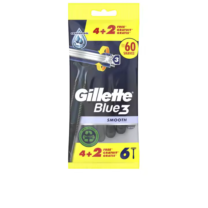Cosmética Facial Gillette BLUE 3 cuchilla afeitar desechables - 1