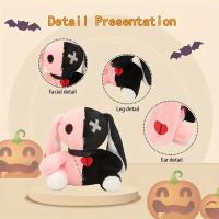 Conejo Reencarnado De Mosaicos En Colores De 25CM Para Halloween Regalo De Navidad Para Niños Y Niñas Modelo Suave De Dibujos Animados - details 7