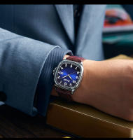 Reloj De Hombre POSHI Moda Cuero Resistente Al Agua Calendario Luminoso Deportivo Estilo Casual Y Lujo Movimiento Cuarzo - details 14