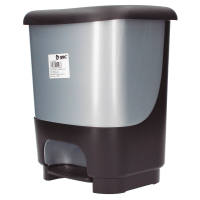 CUBO DE BASURA CON PEDAL 10L GSC EVOLUTION - CUBETA EXTRAÍBLE - EFECTO METAL - details 1