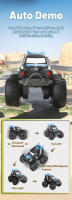 JJRC 2.4G Coche Remoto De Control Para Agua Y Tierra 1/24 Gran Rueda RC off Road Monster Truck Juguetes Para Niños - details 13