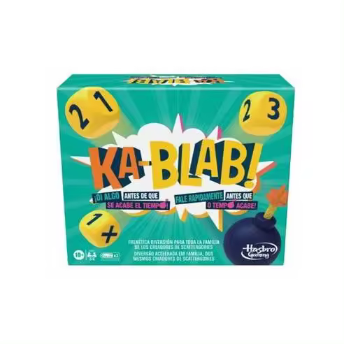 Hasbro Juego de Mesa Ka-blab - Lanzamiento de Dados - Divertido y Emocionante - 1