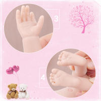Muñeca Reborn De Silicona Completa IVITA WG1554 14.96 Pulgadas 1.58 Kg Muñeca De Bebé Realista Para Niñas Juguetes Educativos DIY - details 16