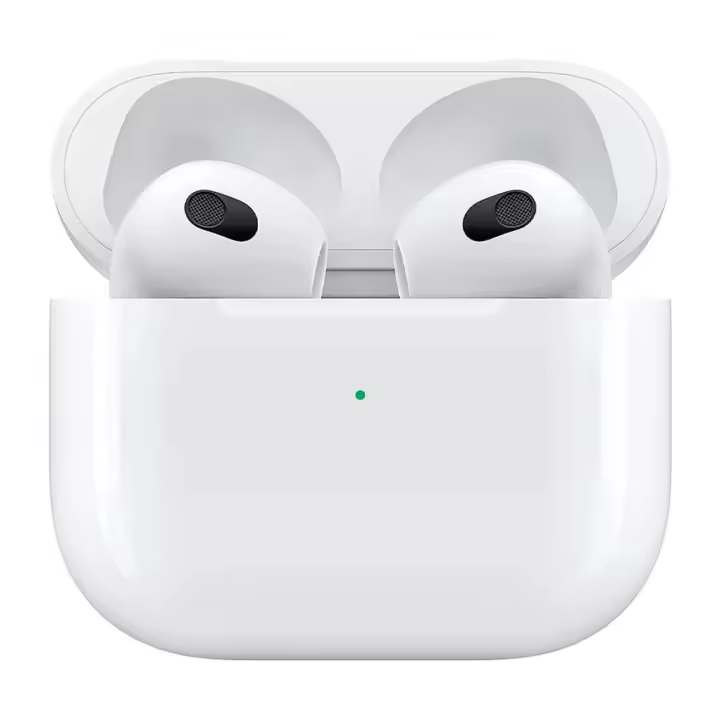 La tercera generación de Apple. Auriculares inalámbricos blancos con estuche de carga iluminado - 1