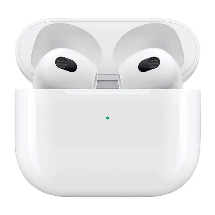 La tercera generación de Apple. Auriculares inalámbricos blancos con estuche de carga iluminado - 1