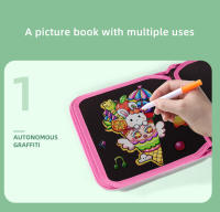 Tablero De Esbozo Para Niños Con 12 Rotuladores De Agua Coloridos Limpieza Reiterativa Libro De Dibujo Y Escritura Incluye Bolígrafo Negro - details 3