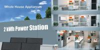 Sistema Solar para Balcón LANPWR 2400 Pro, estación de energía de 2200W 2040Wh 40A/51.2V con inversor conectado a la red, 3 salidas AC, aplicación inteligente, instalación simple, adecuado para el suministro de energía electrónica en el hogar - details 2