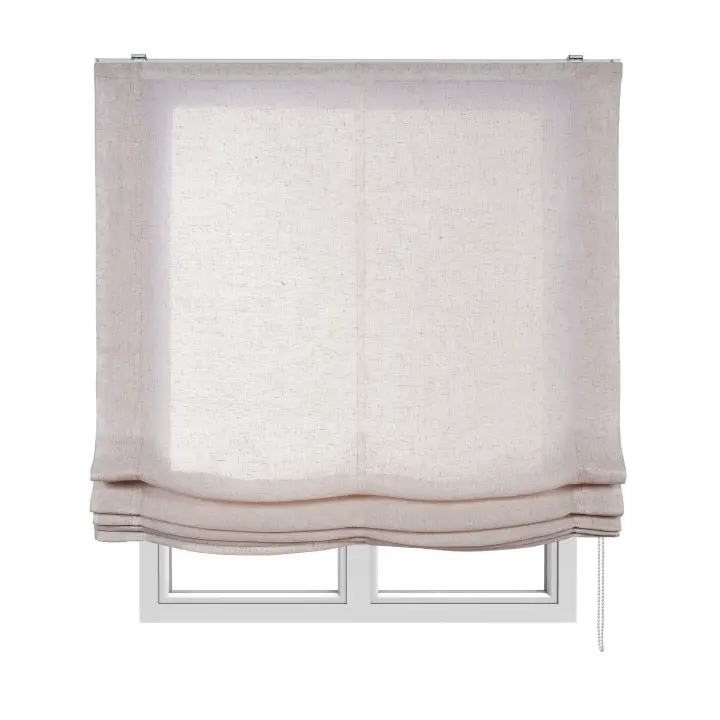 STORESDECO Estores Plegables Translúcidos para Ventanas y Puertas sin Varillas. Estores Paqueto, Estores de Pared. 85% Poliéster - 15% Lino, Cortinas Salón, Cortinas Dormitorio - 1