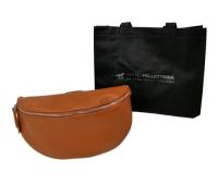 Rinoneras Mujer, Bolso de cuero para Mujer, Bolso de Mujer elegant, riñonera con Correa para el hombro, cinturón ajustable, Cuero genuine Made in Italy, Modelo EASY (L Leather) - details 2