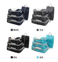 Bolsa de almacenamiento de viaje Jiashang, conjunto de 4 piezas para ropa y pantalones, bolsa de almacenamiento de equipaje plegable para zapatos de viaje - details 3