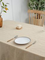Mantel De Lino Para Mesas Rectangulares Lavable Estilo Francés Para Fiestas Y Uso Doméstico Interior Y Exterior - details 3