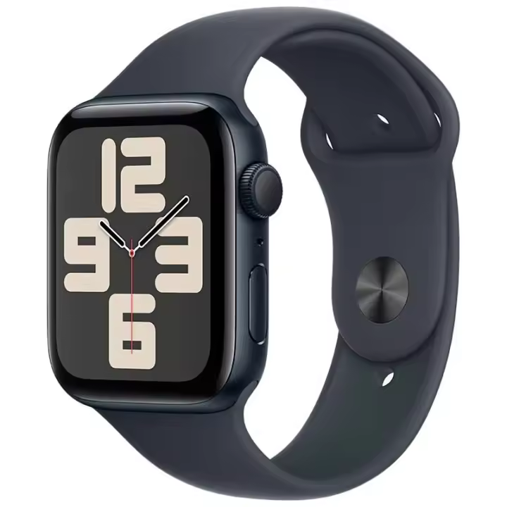 APPLE WATCH SE 2GEN 44MM MIDGNIGHT ALUMINIUM CASE CON SPORT BAND, NUEVO CON TRES AÑOS DE GARANTÍA M/L - 1