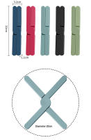 1pc X-Formado Trípode Plegable Antigolpes De Silicona Resistente Al Calor No Esmerilante Tapete Para Olla Y Sartén Accesorio De Cocina De Alta Calidad - details 7