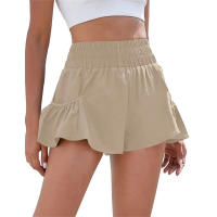 Shorts De Yoga Para Mujer Fitness Elásticos Verano Running Workout Leggings De Correr Para Dama Gimnasio Deportes Shorts - details 7