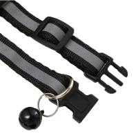 Collar Reflejante Para Gatos Y Perros Con Luz LED Nylon Para Noche Tamaño Ajustable Con Campana Y Desenganche Rápido - details 2