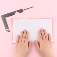 Herramienta De Cubierta De Libro 5-en-1 En Acero Inoxidable Para Marcado De Libros De Scrapbooking Regla Y Guía De Talla Para Cuaderno Y Álbum - details 13
