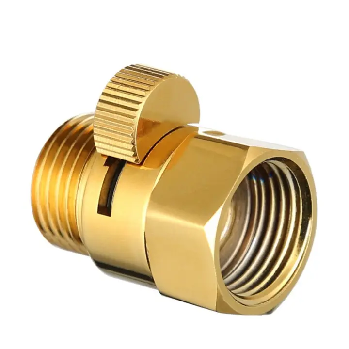 Válvula De Diverter Para Ducha De Cobre Sólido Con Desbordamiento Para Roce De Bidé O Cabezal De Ducha Accesorio De Agua De Baño - 1