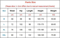 Pantalones Deportivos De Verano Y Primavera Para Hombre Con Estampado Fitness Running Entrenamiento Cómodos Y Elásticos Talla True - details 0