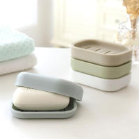 Caja De Jabón Portátil Doble Capa De Plástico Con Tapa Para Baño Organizador De Drenaje Para El Hogar Y Baño - details 2