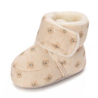 Botas De Nieve Para Bebés Recién Nacidos De Algodón Antideslizantes Y Cálidas Zapatos Para Caminar Infantiles Con Peluche - details 26