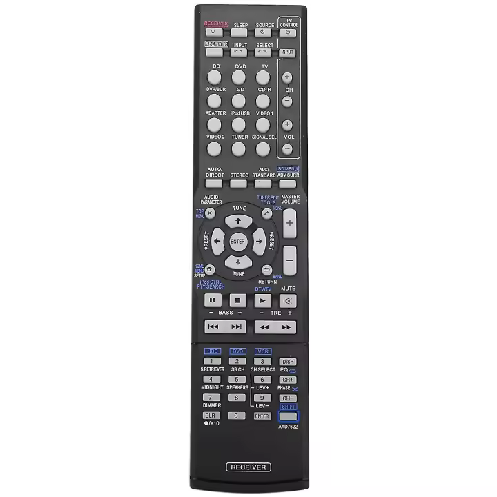 SSITO Nuevo control remoto compatible con el receptor AV Pioneer Vsx-521axd7660vsx-422-kaxd7622 - 1