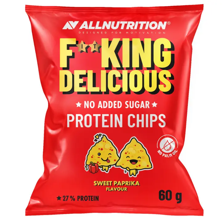 F**King Delicious Protein Chips 60 gr x 12 Bolsas. All Nutrition - 1