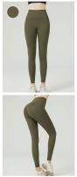 Leggings De Yoga Para Mujer Cintura Alta Sensación De Naked Fitness Running Ciclismo Ropa De Gimnasio Deporte Verano Talla True Fit Pantalones De Pierna Larga Material Nylon Spandex - details 24