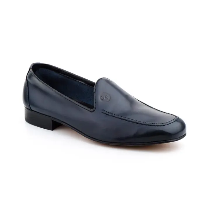 Nikkoe Zapatos Hombre Modelo 301j Marino Piel Cuero Julio Iglesias 39-45 - 1