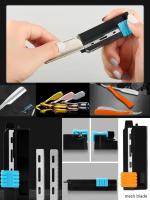 15pcs/Box Navajas De Afeitar Para Hombres Profesionales Barbero Acero Inoxidable Sustitución De Hojas De Seguro Red Safety Razor Knives - details 10