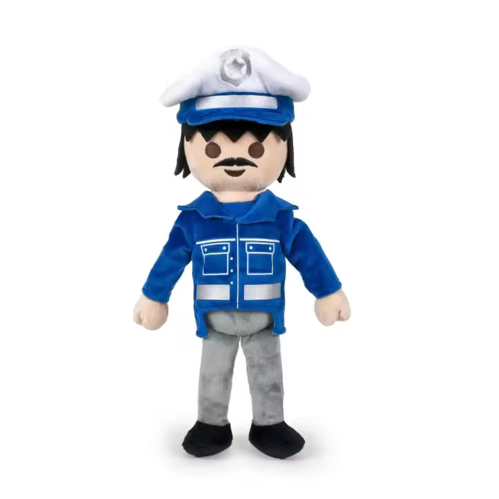 PELUCHE PLAYMOBIL - POLICÍA 30 CM, SERIE LIMITADA EXCLUSIVA, 760014971, TIENDA CON LICENCIA OFICIAL - 1