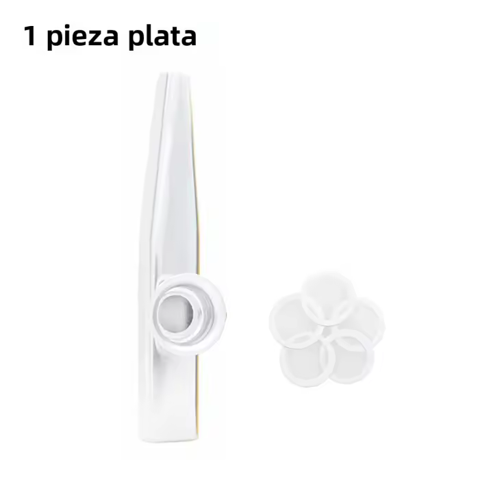 10/20 Pcs Kazoo De Metal Colorido Instrumentos Musicales Orff Flautas Diáfragma De Bocina Ligeros Para Guitarra Y Mate - 1