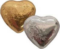 Corazones de Chocolate con Leche - Color Rojo o Dorado/Plata - Bolsa con 140 Corazones de Chocolate - Bolsa Kilo - Bombones con Forma de Corazon - San Valentin - details 3