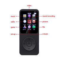 Reproductor MP3 Bluetooth 5.0 Sport 64GB con pantalla TFT a color de 1,5 pulgadas, mini reproductor de música con clip, admite tarjeta SD de hasta 128GB, con botón de volumen independiente, radio FM, podómetro - details 6
