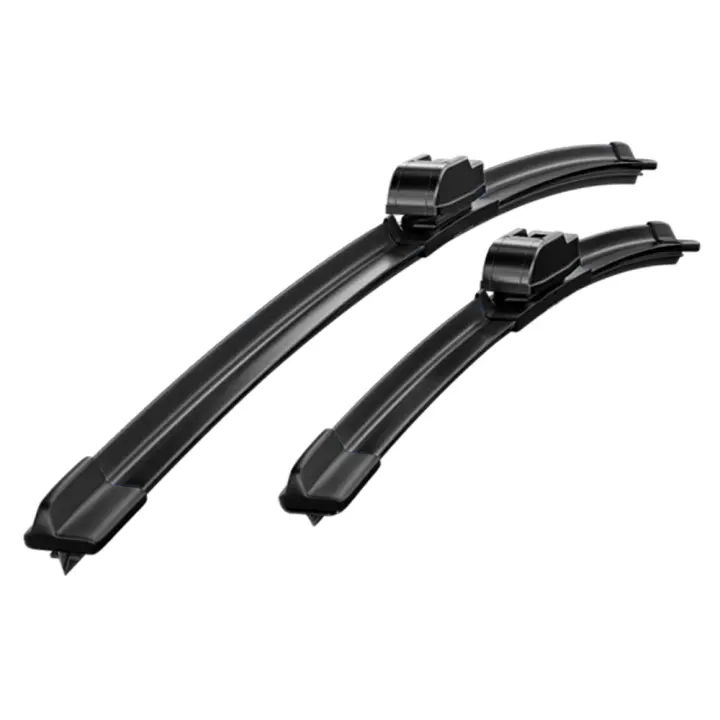 LimpiaParabrisas Anteojos Delantero Para Renault Dacia Duster MK2 2017-2023 Plegable Negro De Goma Natural Accesorios De Ventana 24+18 - 1