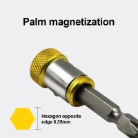 Portabits Magnético SuSuMu De Aleación Anticorrosión Con Fuerte Magnetismo Para Cabezales De Tornillo Phillips Herramienta De Desarmado Doble Cabeza No Slip - details 1