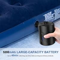 Bomba de Aire Eléctrica para Inflables 5200mAh Bomba de Colchón de Aire Recargable Portátil Mini Inflador/Deflador para Camping al Aire Libre, Cojines Inflables, Camas de Colchón de Aire, Anillo de Natación - details 6