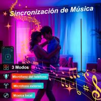 Lámpara de pie LED 160cm con Mando I Distancia y APP, lámpara de pie intelente, lámpara de Esquina que cambia de color RGB - details 2