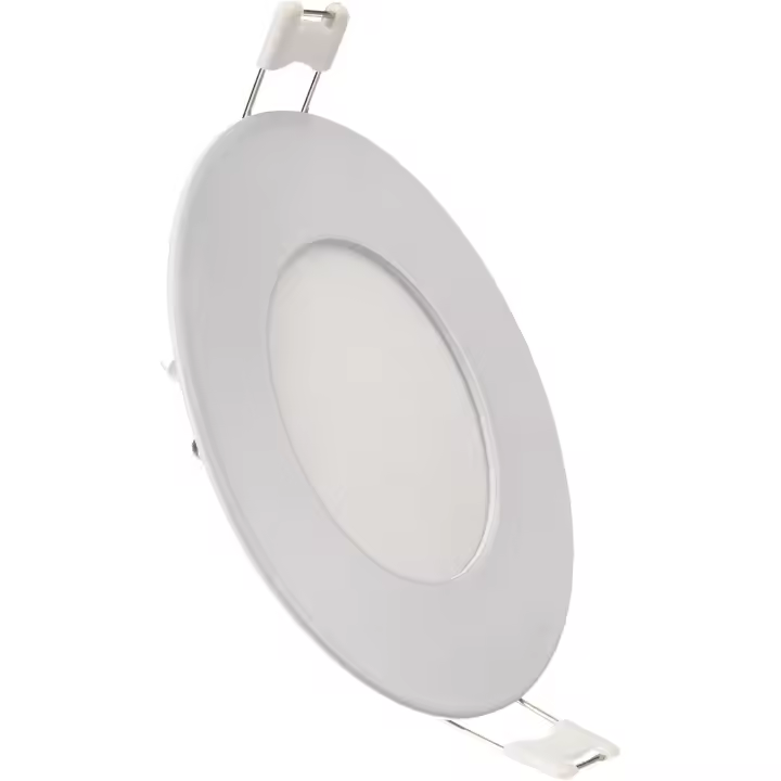 Jandei - Downlight Led Redondo 3W 12V para Instalación Empotrada, Marco Aluminio Acabado Blanco. Tres Tonos de Luz a Elegir - 1